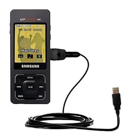 Classic Straight USB Cable for the Samsung Upstage with Power Hot Sync and Charge capabilities - Gomadic Brand w/ TipExchange Technology