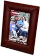 Mocha Leather 4 x 6 Picture Frame