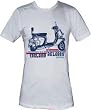 ENGLAND BELONGS - Scootering A Way of Life #2 - White Jersey T-shirt