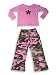 Anita G - Girls Long Sleeved Pant Set, Pink, Olive