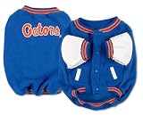 Officially Licensed Florida Gators Dog Varsity Jacket Coat - Large
