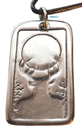 Lord of the Forest - Pewter Pendant - Horned God, Celtic, Norse Jewelry - Pewter Casting - , Can be used as is strung on cord, or as an accent to your bead work.