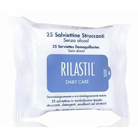 Rilastil Daily Care Make-Up Removing Wipes-25 ct
