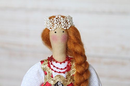 Handmade Decoration Doll "Russian beauty", Fabric Doll
