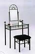 Sandy Black Vanity Set By Acme Furniture