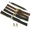 4 Leather Watch Band Deployment Buckle 18mm & Tool New