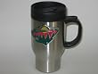 MINNESOTA WILD 16 oz. Logo Stainless Steel TRAVEL MUG