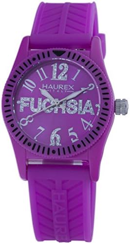 Haurex Italy Kids' PP331DP1 Promise G P Fuchsia Crystal Watch