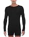 RedRam by Icebreaker Men's Long Sleeve Thermal Underwear Top - Black, XX-Large