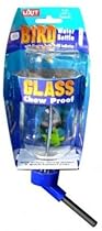 Lixit 30-0370-024 Glass Water Bottle for Birds and Small Animals, 8-Ounce
