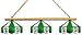 Imperial Boston Celtics Licensed Three Shade Stained Glass Billiard Table Lamp