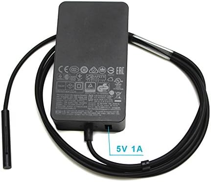 AKNEER® 65W Power Supply for Surface Book Surface Pro 3 &amp; Pro 4 Power Cord Model 1706