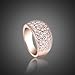 Fashion Plaza Women Jewelry Cubic Zirconia Multi-Crystal Wedding Engagement Ring R304