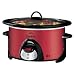 Kitchen & Housewares : Rival 6.5 Quart Slow Cooker Red Crock Pot w/ Stoneware Removable Interior & Digital Timer