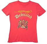 Ed Hardy Kids Three Hearts Fuschia Tee