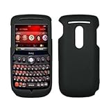 Black Rubberized Snap-On Cover Hard Case Cell Phone Protector for HTC Dash  ....