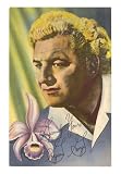 Signed Portrait of Wrestler Gorgeous George Decorate by Theme Art Poster Print, 13x18