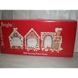 Christmas Holiday Multi Opening Picture Frame Train Set by Make the Season Bright