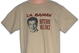 La Bamba, Ritchie Valens Tee Shirt, Vintage 1950's T Shirts for Mens & Boys in Beige Sand - TSHM01807