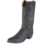 1883 by Lucchese Men's N8641 5/4 Western Boots,Stonewash Black Burnish,13 D(M)US