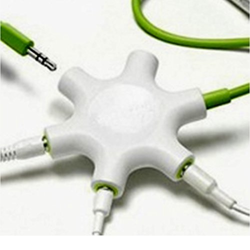 Bestbuygoods octopus 3.5mm 1 to 5 stereo audio headphon…