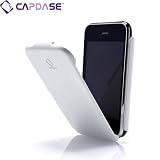 CAPDASE iPhone 3G & 3GS Capparel Protective Case: Forme, White / White ハンドメイド レザーケース ホワイト / ホワイト CPIH3G-1022の画像