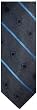 Men's Tommy Hilfiger Neck Tie 100% Silk Charcoal/Blue Blend