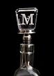 Monogram Glass Wine Stopper - M Monogram Glass Wine Stopper - M