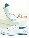 s.Oliver Damen Textil Sneaker wei&szlig; / t&uuml;rkis