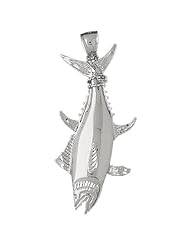 Clevereves 14K White Gold Pendant Tuna 12.6 - Gram(s)