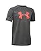 Under Armour Boys' UA Tech Big Logo Short Sleeve Shirt Youth Large Carbon Heather