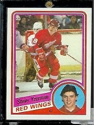 1984 /85 Topps Steve Yzerman NHL Rookie Hockey Card #49 - MINT Condition