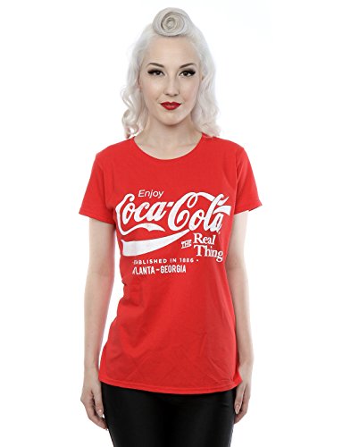 Coca Cola Women's Atlanta Georgia T-Shirt Medium Red