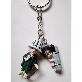 Bleach: Double Charm Key Chain - Urahara and Ururu