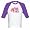 Purple/white