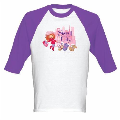 Strawberry Shortcake Shirts - Sweet In The City Youth Baseball Jersey T-Shirt