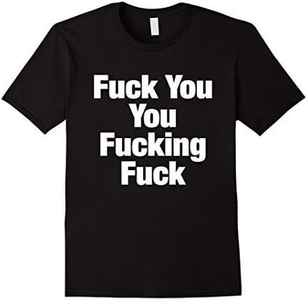 Men's Fuck You You Fucking Fuck Prince T-Shirt 2XL Black