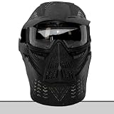 Paintball Maske - Gotcha Maske mit Sicht und Halsschutz