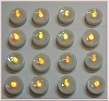 12 x LED FLACKENRND TEELICHTER TEELICHT LICHTER NEU