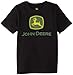 John Deere Big Boys' Short Sleeve Trademark Tee Black