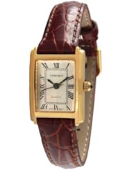 Timetech 2650L Womens Brown Leather Strap Watch