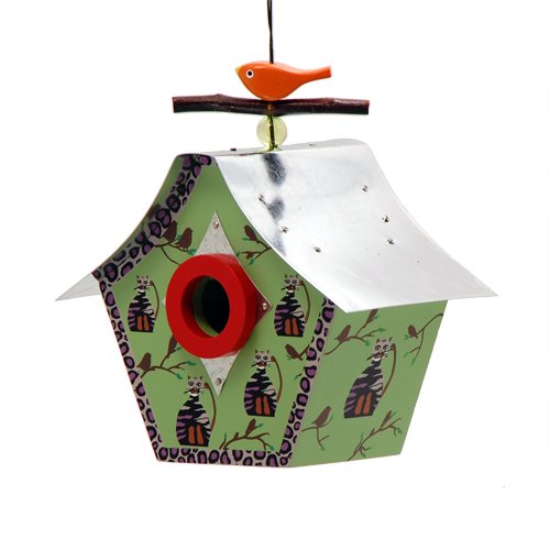 Rossos International Wild Cats Chic Birdhouse