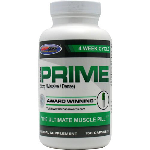 USP Labs Prime Testosterone Booster Muscle Building Capsules - Tub of 150