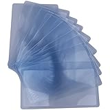Lot of 12 OpticLens Brand Credit Card Sized Magnifying Lenses. Wholesale Lot - 300% Fresnel Magnifier