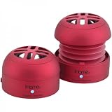 iHome iHM77 Rechargeable Mini Speakers for iPod (Red)