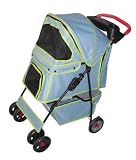 Deluxe 4-Wheel Pet Stroller Carrier