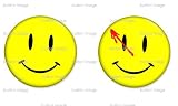 Set of 2 WATCHMEN Comedian Smiley Pinback Buttons 1.25" Pins / Badges