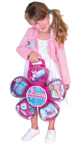 Imagen 8 de Famosa Nancy Maletín de peinados - Muñeca articulable con pelo largo y maletín con set de peinado (43 cm)