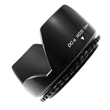 Mennon DC-s 82 Screw Mount 82mm Flower Lens Hood, Black
