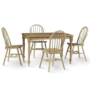 International Concepts 5 Piece Charleston Dining Table Set 